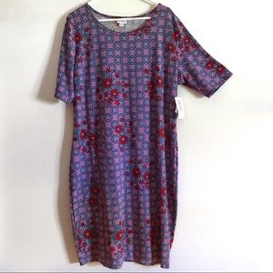 Pretty Purple LuLaRoe 3xl Julia Dress - NWT!!